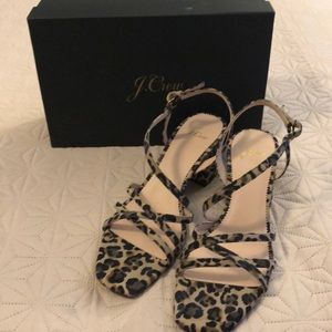 NEW J Crew Leopard Print Heels